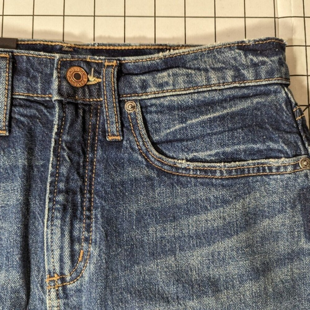 NEW- Size 2 Womens Silver Jeans Co. Jean Skirt Frisco Mini High Rise Indigo - Picture 4 of 11